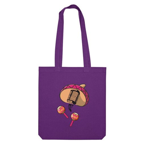 фото Сумка шоппер us basic, фиолетовый