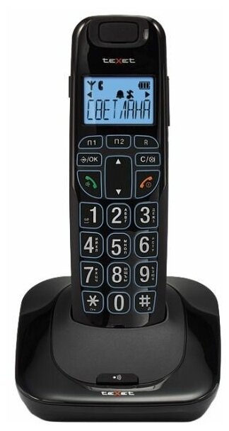 Радиотелефон Dect Texet TX-D7505A Black (Черный)