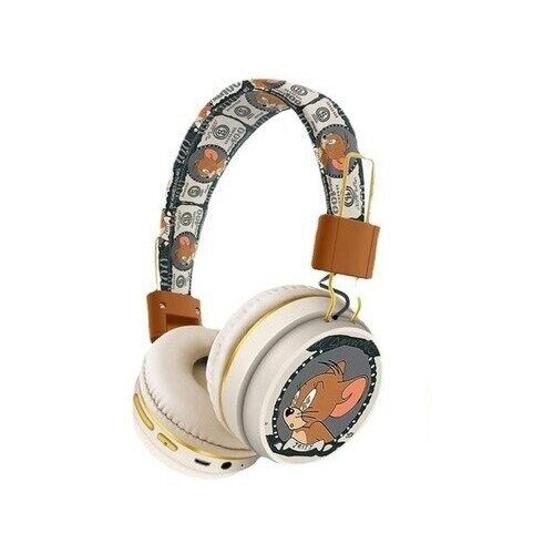 Беспроводные наушники Том и Джерри с микрофоном и FM портативные Bluetooth наушники 131500₽
