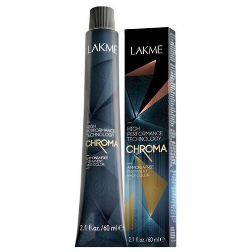 фото Lakme безаммиачная перманентная крем-краска chroma, 5/00 светлый шатен, 60 мл