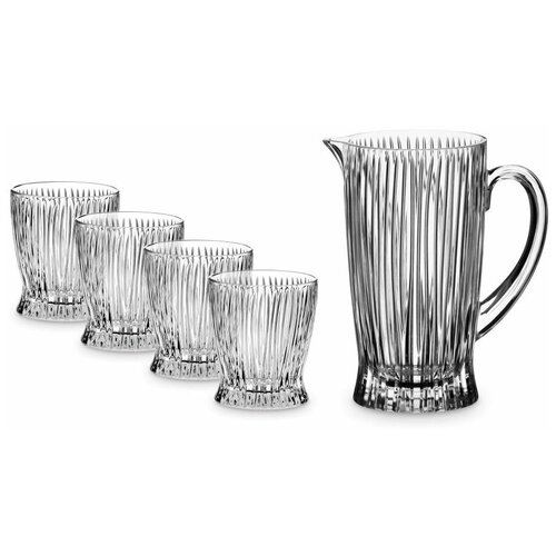 фото Набор для напитков cold drinks из 4-х хрустальных стаканов и кувшина, серия tumbler collection, riedel 5515/23s1