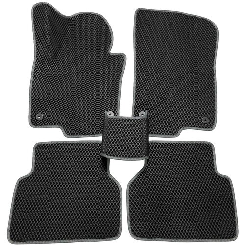 Автомобильные коврики EVA для VOLKSWAGEN TIGUAN (I) / Фольксваген Тигуан 1 / 2007-2016 г. в.