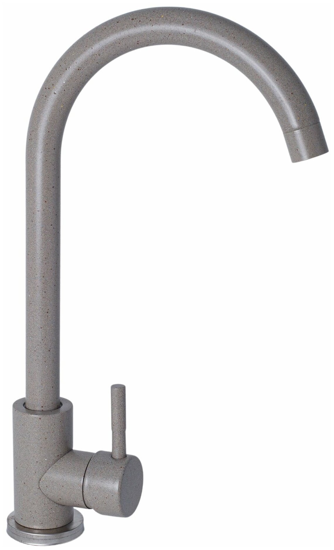 Смеситель BACH STONE для кухни, бок D35, нержавейка, Камень Кофейный, 5402-MCF