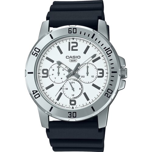 Наручные часы CASIO Collection MTP-VD300-7B, белый, серебряный наручные часы casio mtp vd300 1budf