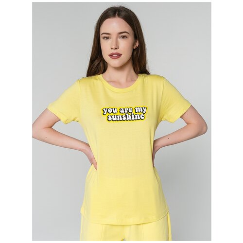 фото Футболка твое 80646 цвет: светло-желтый l