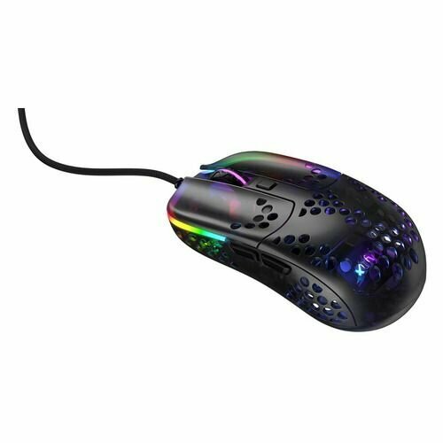Мышь XTRFY MZ1 игровая оптическая проводная USB черный mz1-rgb-black-tp 1319000₽