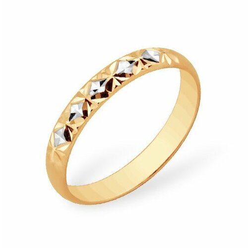 фото Кольцо efremov кольцо из золота к1206923 к1206923 комбинированное золото, 585 проба, размер 15.5, золотой