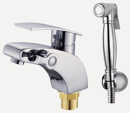 Изображение товара Смеситель на раковину Potato P1235 с гигиенической лейкой