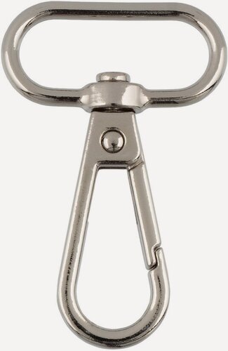 Изображение товара Gamma GH 111/25/10 Карабин 25 мм №04 никелированная сумочная фурнитура металл