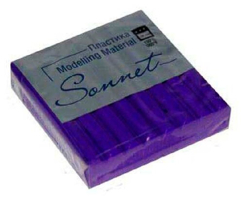 Полимерная глина Sonnet флуоресцентный фиолетовый (5965607), 56 г 56 г