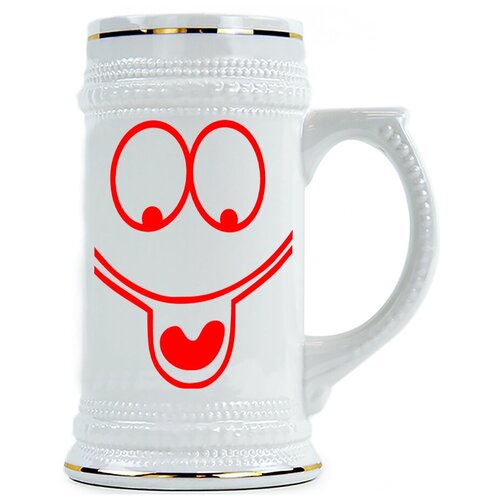 фото Пивная кружка веселая улыбка drabs