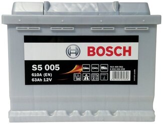 Автомобильный аккумулятор Bosch S5 005 (0 092 S50 050)