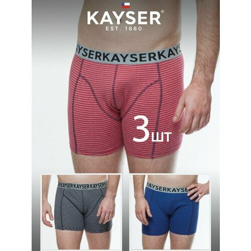 фото Набор мужских трусов боксеров хлопковых kayser 3 шт xl