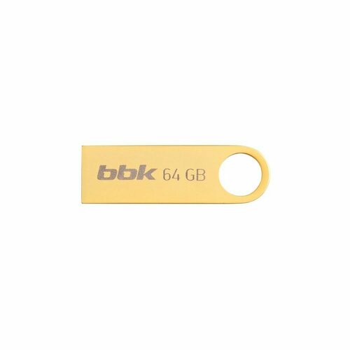 Флешка (USB Flash) BBK Shuttle 64 GB gold (064G-SHTL (GD)