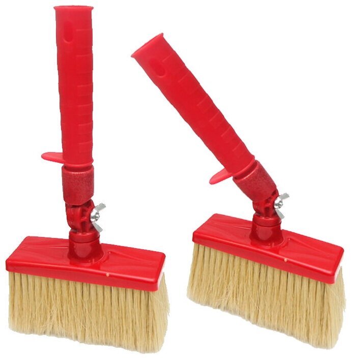 фото Кисть, Акор, плоская кустовая "Мастер", поворот. изгибатель, 140 х 50мм, в/в 70мм, натуральная щетина