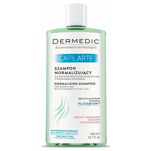 Купить Dermedic шампунь Capilarte для жирных волос против выпадения волос, 300 мл
