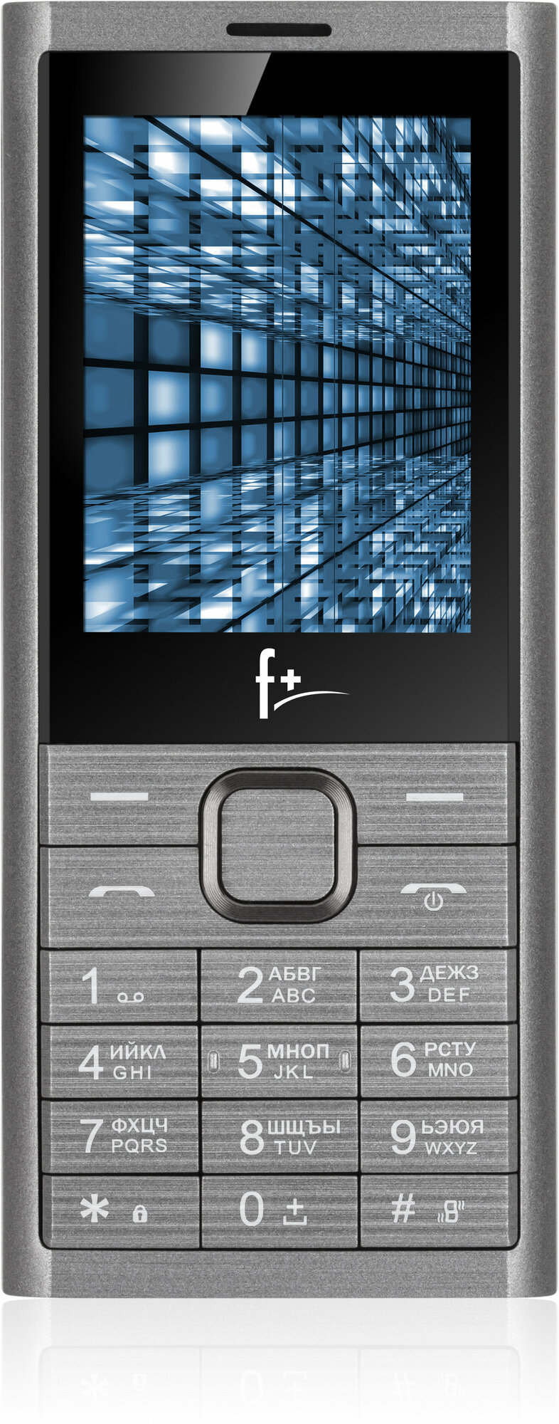 Мобильный телефон F+ B280 2.8", 2500 мА·ч, micro-USB, темно-серый (B280 Dark Grey)