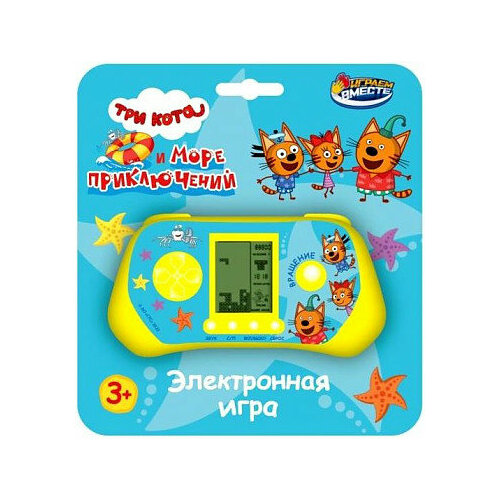 Играем вместе Электронная логическая игра Три Кота блист.16*17,5*2см играем вместе