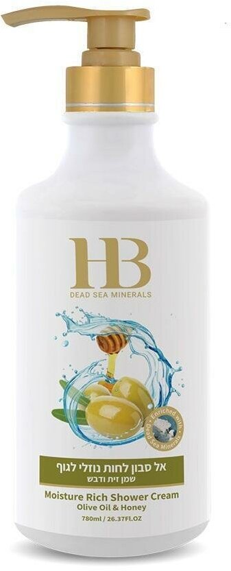 Крем для душа Health & Beauty Olive oil & Honey, 780 мл, 880 г