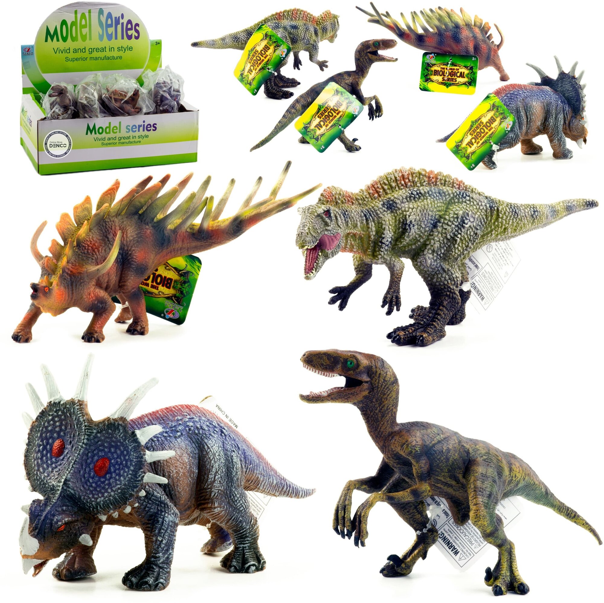 Набор фигурки игрушки Динозавры Мир Юрского Периода 4 штуки