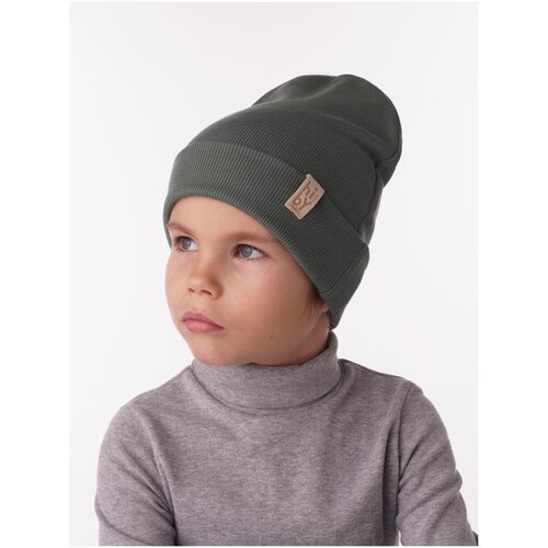 фото Шапка hiby, размер 44-48, зеленый