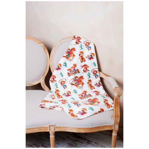 Плед флисовый детский La Bella Mama «Ковбои» 150 х 180 см