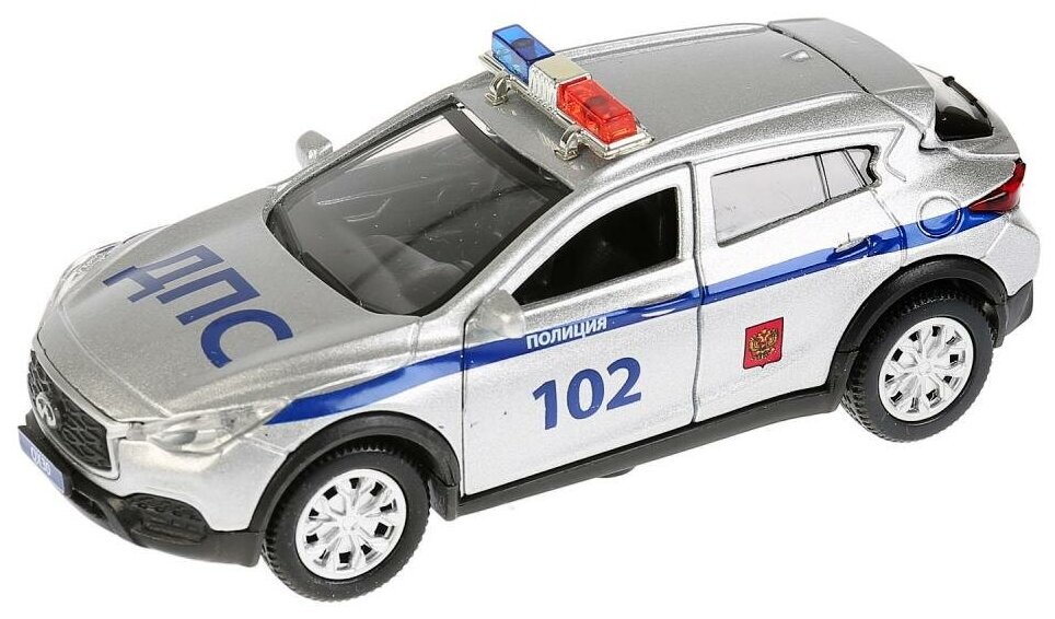 Модель машины Технопарк Infiniti QX30, Полиция, инерционная QХ30-Р