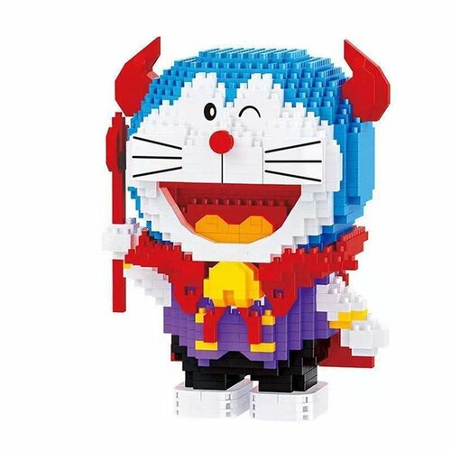 Конструктор 3D из миниблоков Balody Doraemon котик-чертик хэллоуин 1150 элементов - BA16148