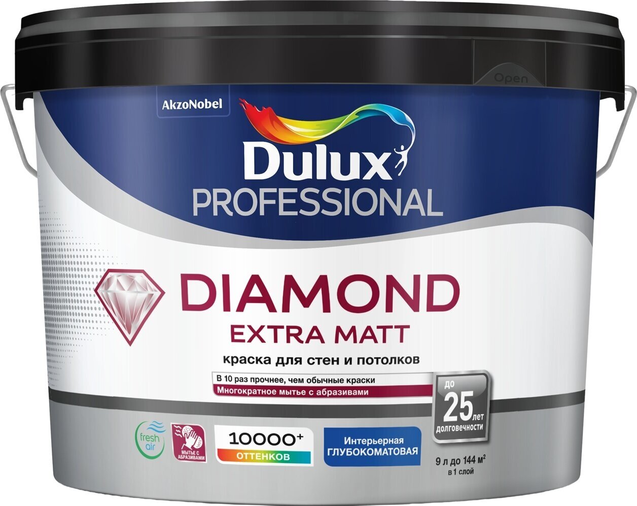 Краска Dulux Professional Diamond Extra Matt глубокоматовая BW 9л