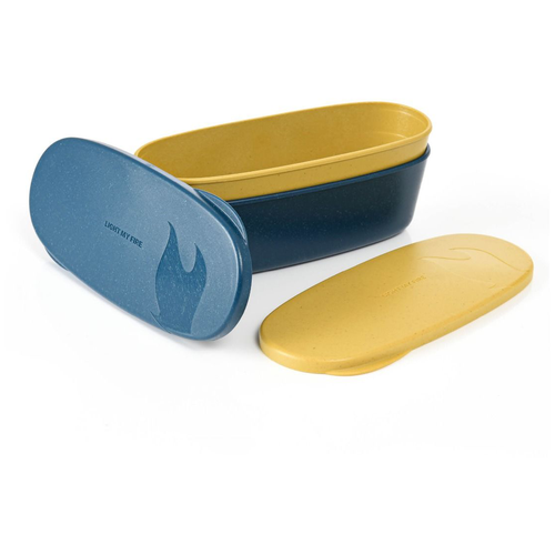 фото Набор контейнеров light my fire snapbox oval bio, musty yellow/hazy blue