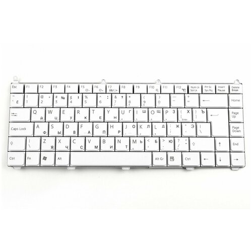 Клавиатура для ноутбука Sony VGN-AR VGN-FE Белая Pn KFRSBA019A KFRSBE040A KFRSBE107A KFRSBJ040A 147963021 147977851 147977981 148024451 2059₽