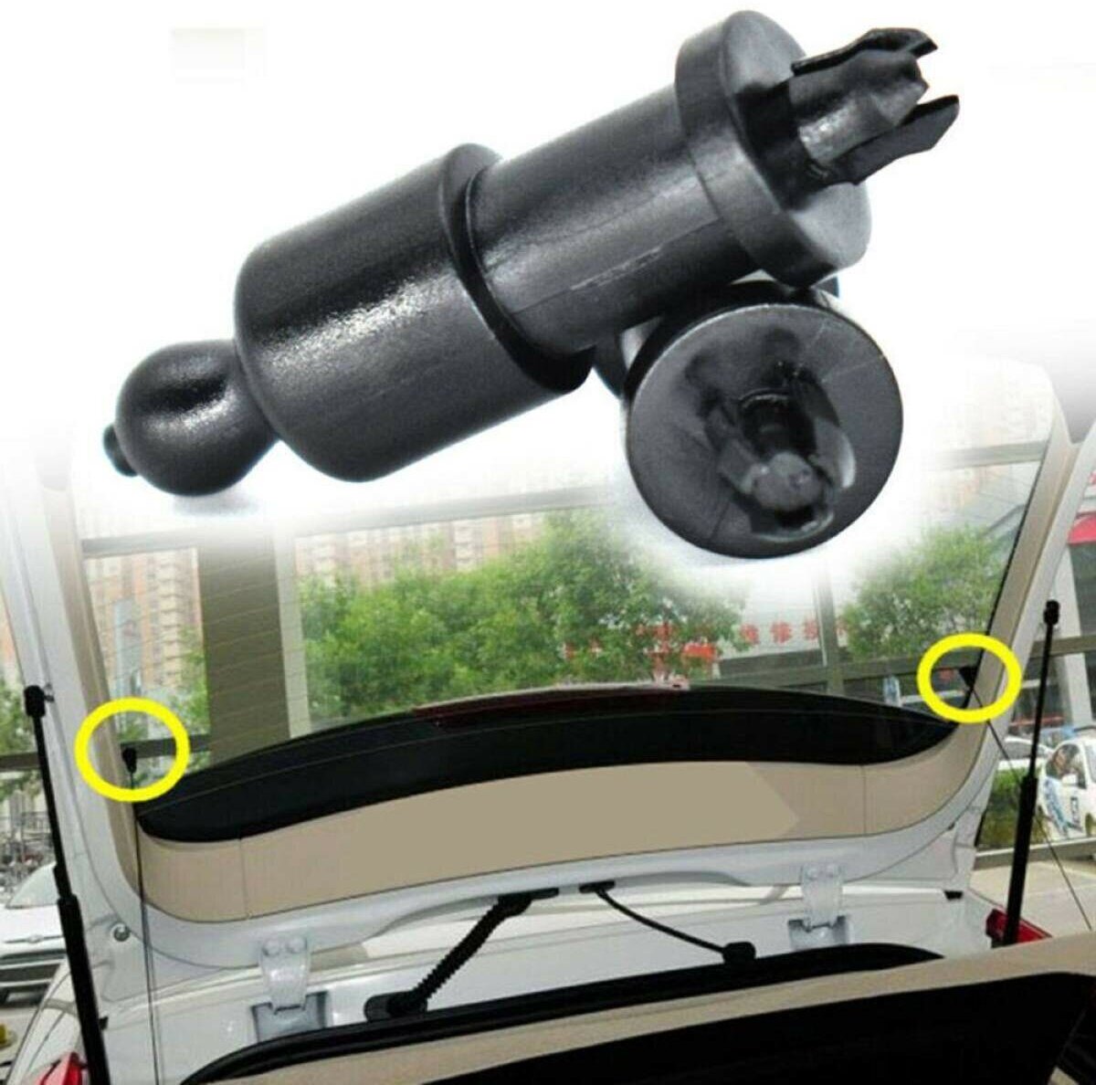 фото Фиксатор стропы полки багажника 2 шт. / Focus-II (3/5-ти дверный)