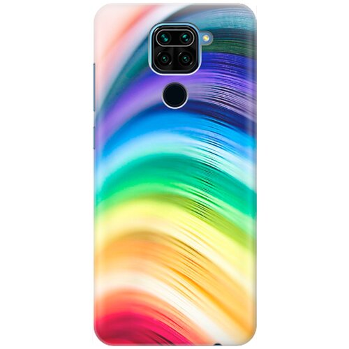 фото Re:pa накладка transparent для xiaomi redmi note 9 с принтом "разноцветные нити"