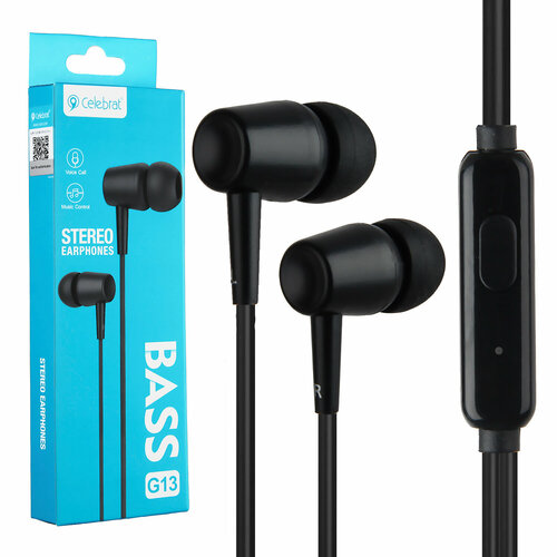 Наушники Celebrat G13 черные 2шт в комплекте 58000₽