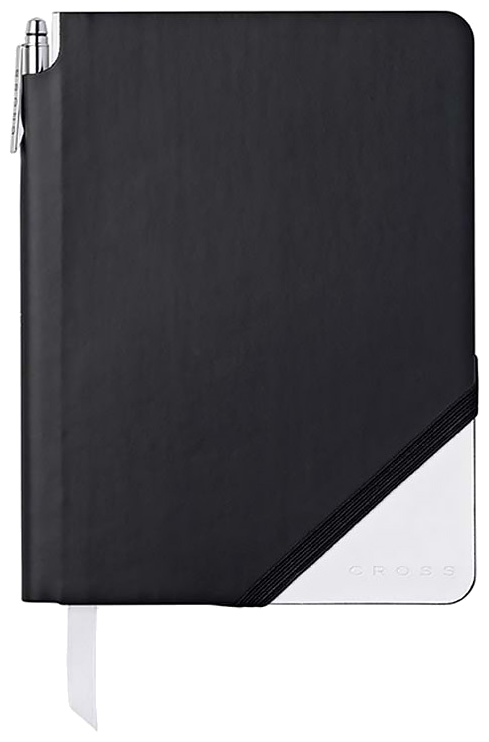 Записная книжка Cross Jot Zone, A4, 160 страниц в линейку, ручка в комплекте. Цвет-черно-белый. AC273-6L
