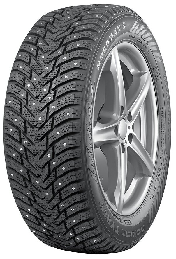 Шина Nokian Tyres nordman 8 215/50 R17 95T XL зимняя шипованная