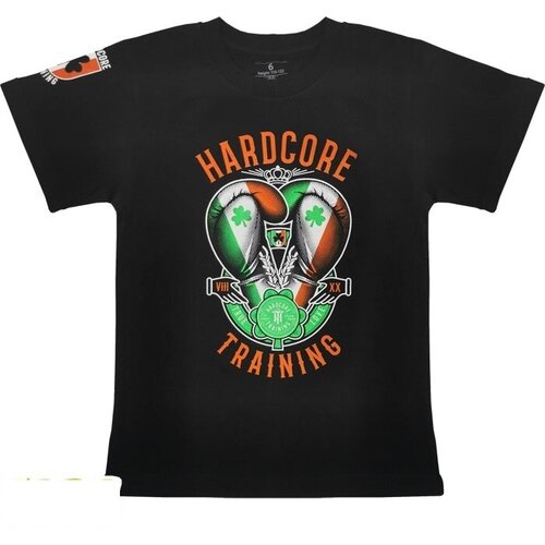Футболка HARDCORE TRAINING, размер 10 лет, черный футболка hardcore training no regrets m