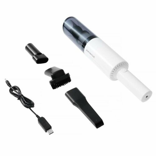 Пылесос автомобильный беспроводной 3 насадки 120 Вт 12 В белый 337700₽