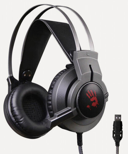 Изображение товара Игровые наушники A4TECH Bloody G437, проводные (USB), черный