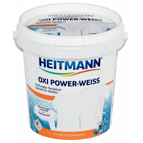 Пятновыводитель Heitmann Oxi Power-Weiss для белых тканей, 500 мл, 500 г