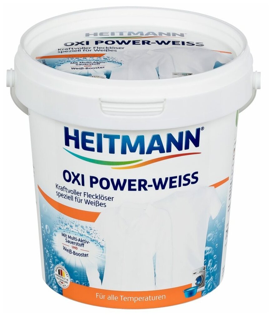 Heitmann Oxi Power-Weiss Мощный пятновыводитель на кислородной основе для белого белья 750 г