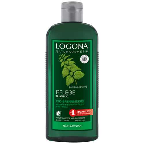 Logona шампунь Nettle Essential Care с экстрактом Крапивы, 250 мл шампунь для базового ухода за волосами с экстрактом крапивы logona 250 мл