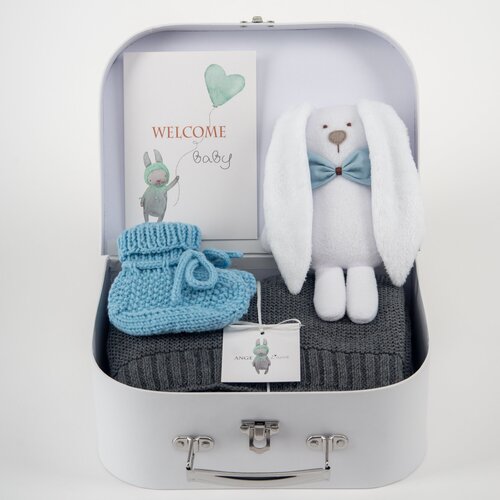 Подарочный набор для новорожденного Ange L`AME / Подарок на день рождения малыша Ange L`AME / Набор в роддом / Комплект на выписку новорожденного