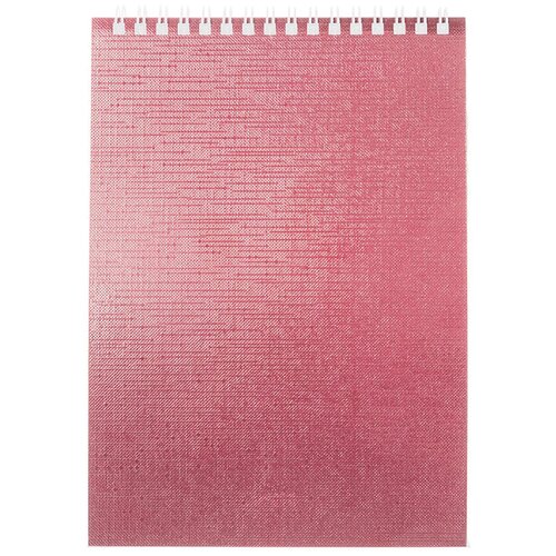 Блокнот Hatber Metallic розовый 146х205, 80 листов 80Б5бвВ1гр, розовый