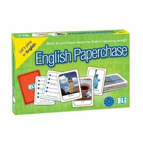 ENGLISH PAPERCHASE (A2) / Обучающая игра на английском языке 