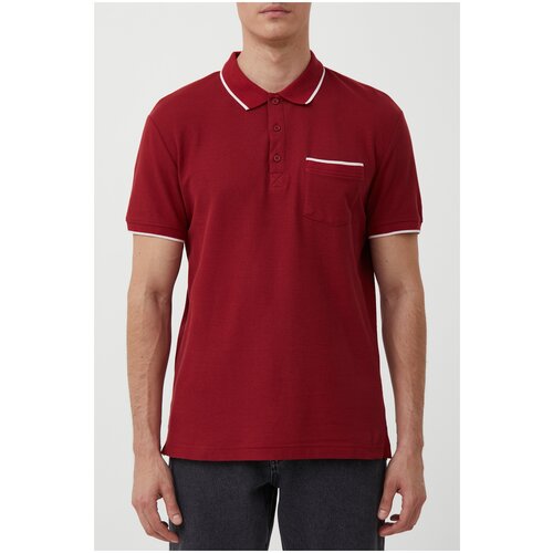 фото Поло finn flare bas-20025 размер s, красный