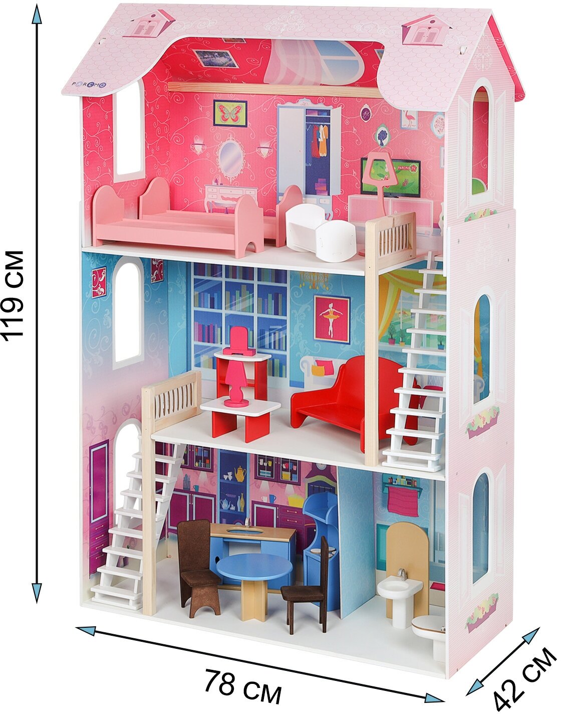 Домик для Barbie (Барби) PAREMO Вдохновение - фото №14