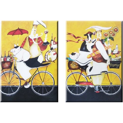 Панно на кухню, модульное, с крючками, 