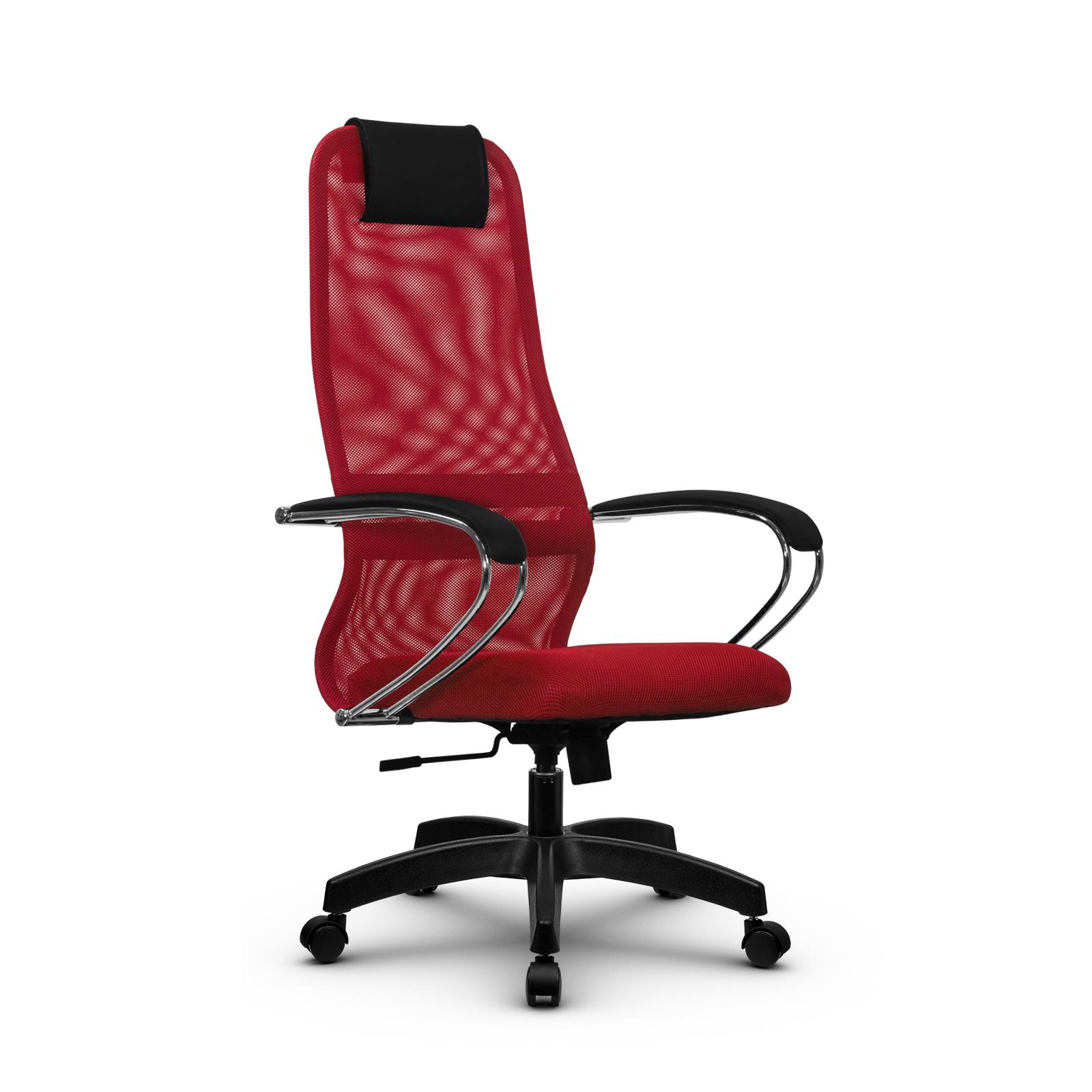 SU-BK131-8-Pl Кресло (ткань-сетка 22 + сетка мягкая 22, красные)