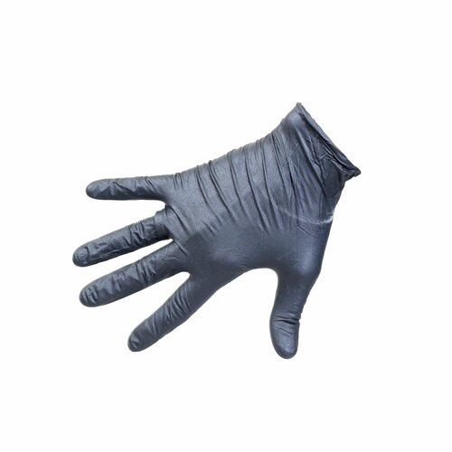 RoxelPro Нитриловые перчатки ROXONE, чёрные, размер M, упаковка 50 шт.